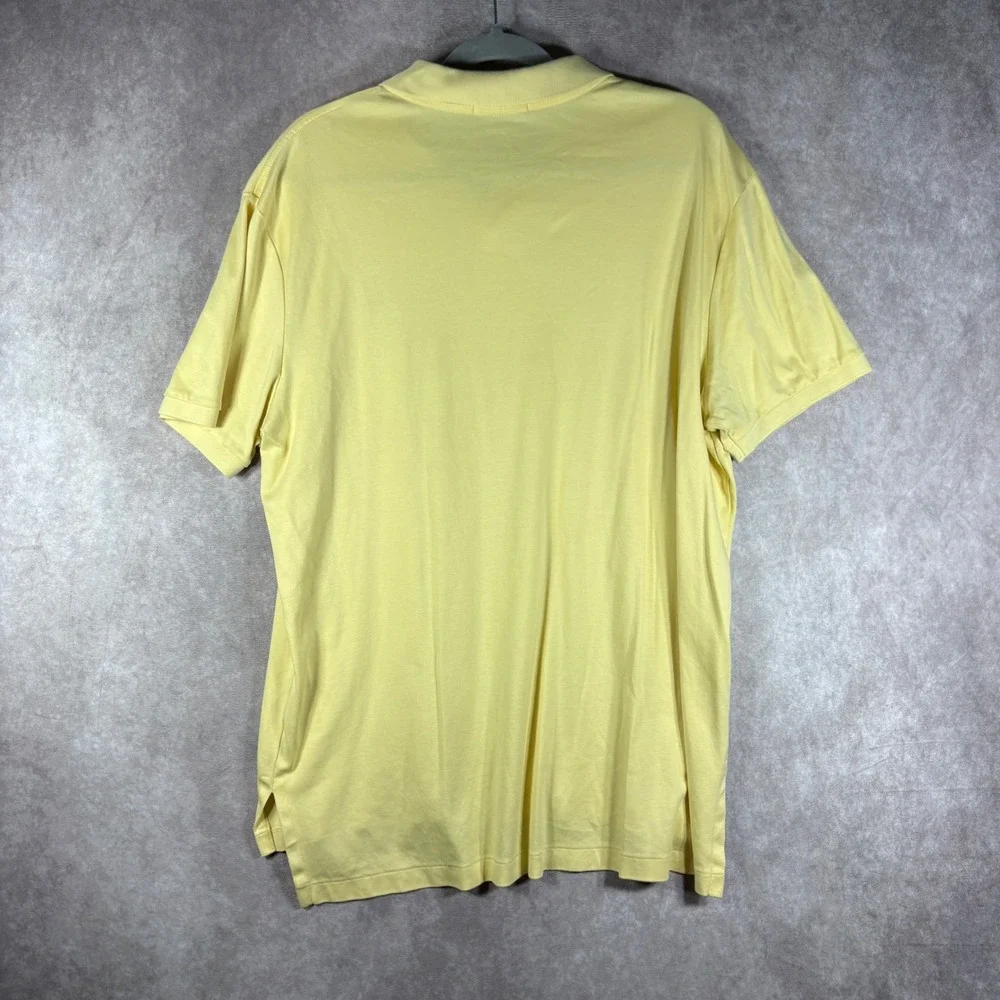 Polo Ralph Lauren Polo Mens XL Yellow Classic Fit Short Sleeve Cotton Preppy